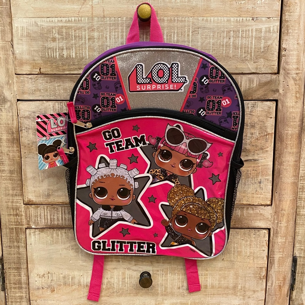 LOL SURPRISE Go Team Glitter Backpack
